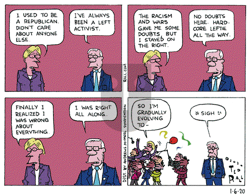 Ted Rall on Monday January 6, 2020 Comic Strip