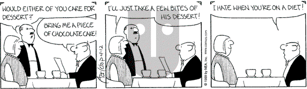 The Born Loser on Monday April 12, 1999 Comic Strip