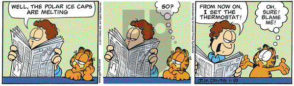 Garfield on Monday January 18, 2010 Comic Strip