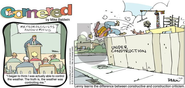 Cornered on Sunday July 21, 2013 Comic Strip