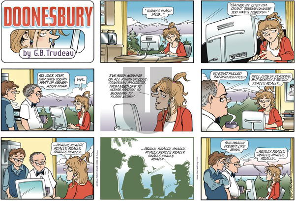 Doonesbury on Sunday November 2, 2003 Comic Strip