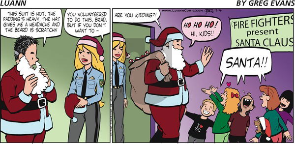 Luann - Sunday December 14, 2014 Comic Strip