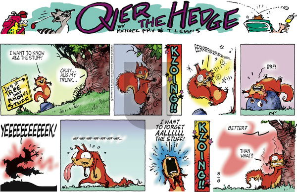 Over the Hedge on Sunday August 8, 2021 Comic Strip