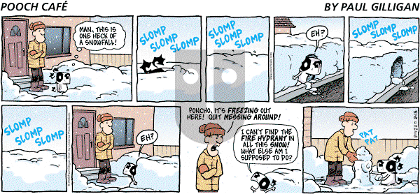 Pooch Cafe on Sunday February 15, 2009 Comic Strip
