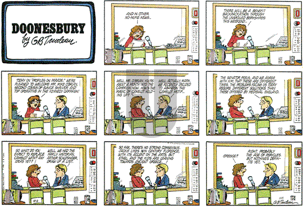Doonesbury on Sunday December 2, 1979 Comic Strip
