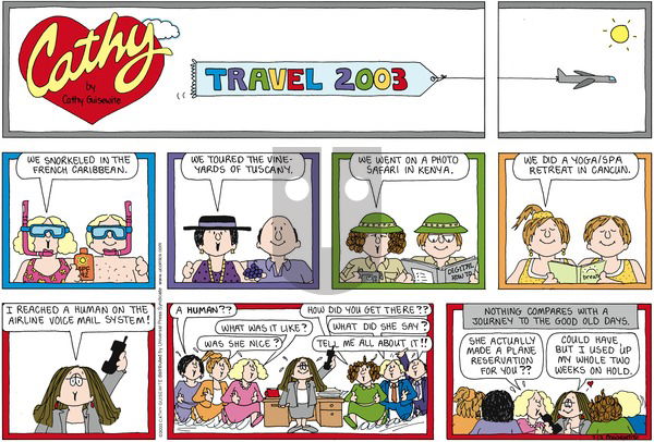 Cathy Classics on Sunday July 13, 2003 Comic Strip