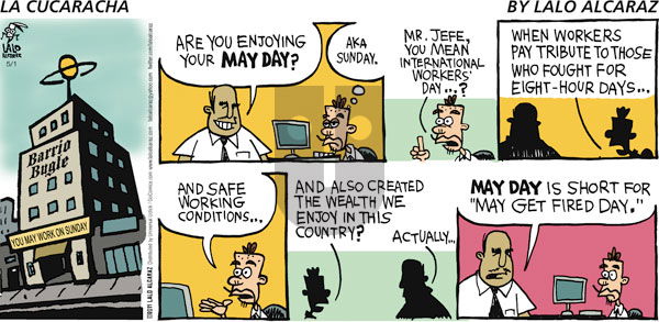 La Cucaracha - Sunday May 1, 2011 Comic Strip