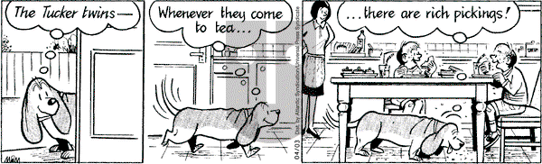 Fred Basset on Friday April 3, 2009 Comic Strip