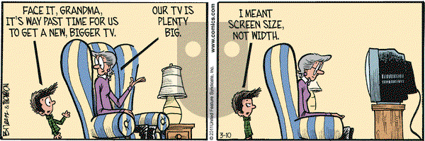 Grand Avenue on Thursday March 10, 2011 Comic Strip