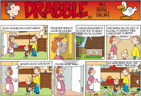 Drabble on Sunday October 4, 2009 Comic Strip