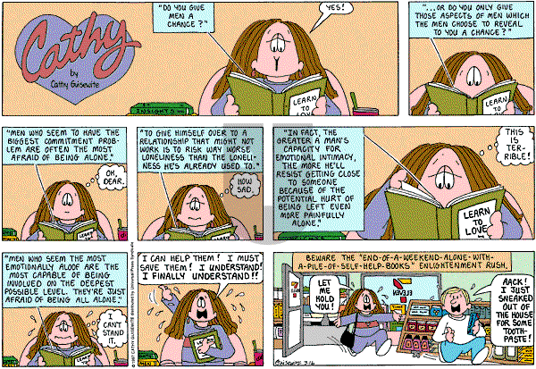 Cathy Classics - Sunday March 16, 1997 Comic Strip