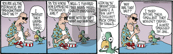 Monty on Wednesday December 3, 2025 Comic Strip