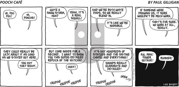 Pooch Cafe - Sunday January 22, 2017 Comic Strip