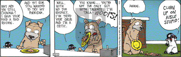 Get Fuzzy on Friday August 22, 2008 Comic Strip