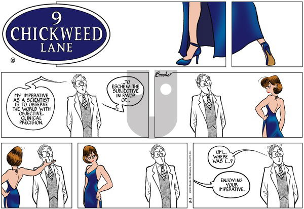 9 Chickweed Lane on Sunday August 3, 2003 Comic Strip