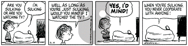 Peanuts on Thursday July 9, 1981 Comic Strip