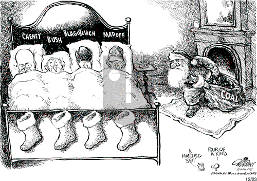 Pat Oliphant on Tuesday December 23, 2008 Comic Strip