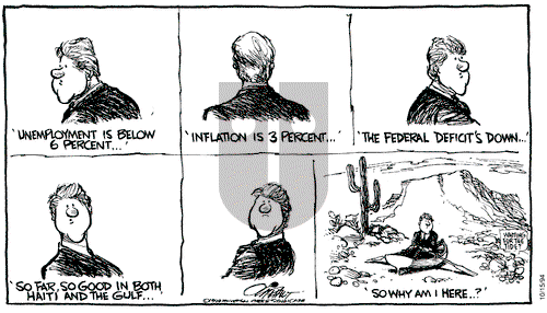 Pat Oliphant on Saturday October 15, 1994 Comic Strip