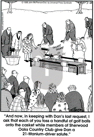 Close to Home on Saturday May 23, 1998 Comic Strip