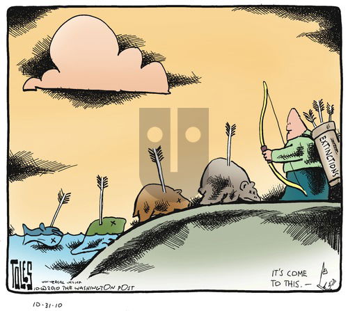Tom Toles on Sunday October 31, 2010 Comic Strip