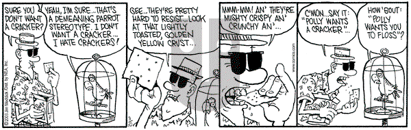 Monty on Monday March 10, 2003 Comic Strip