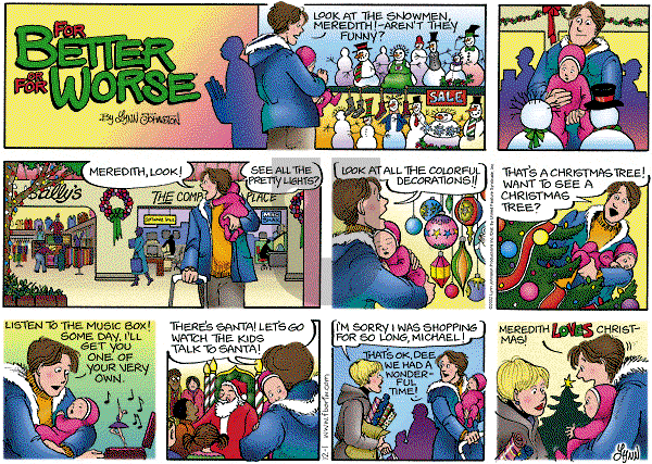 For Better or For Worse - Sunday December 1, 2002 Comic Strip