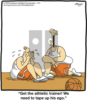 In the Bleachers on Friday January 31, 2020 Comic Strip