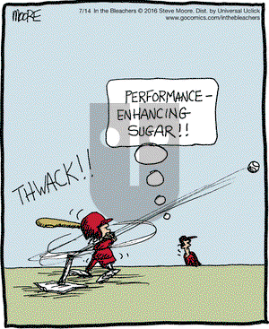 In the Bleachers on Thursday July 14, 2016 Comic Strip