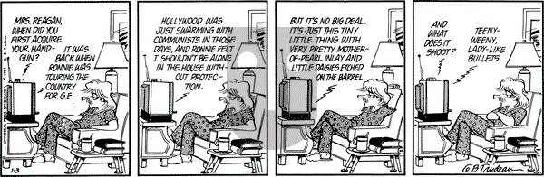 Doonesbury on Saturday January 3, 1981 Comic Strip