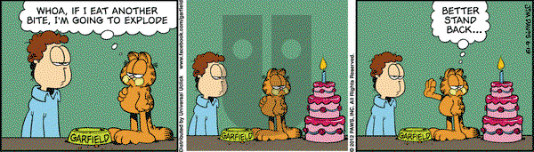 Garfield on Tuesday June 19, 2012 Comic Strip