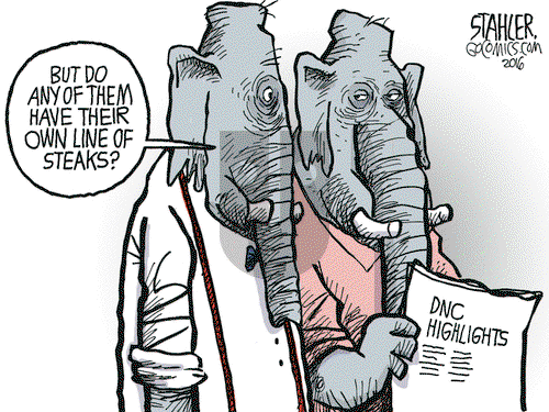 Jeff Stahler on Thursday July 28, 2016 Comic Strip