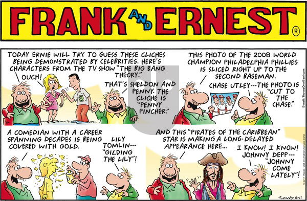 Frank and Ernest on Sunday June 11, 2017 Comic Strip