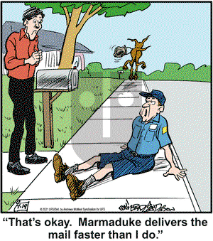 Marmaduke on Monday July 19, 2021 Comic Strip