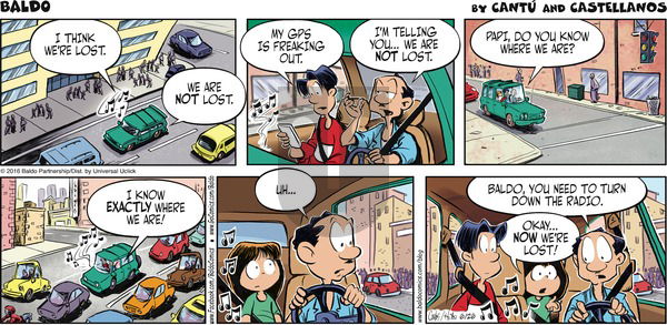 Baldo on Sunday June 26, 2016 Comic Strip