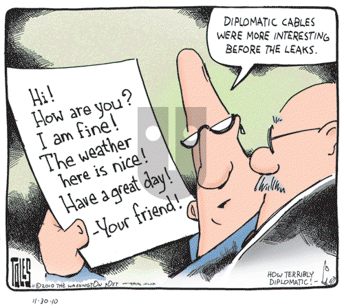 Tom Toles - Tuesday November 30, 2010 Comic Strip