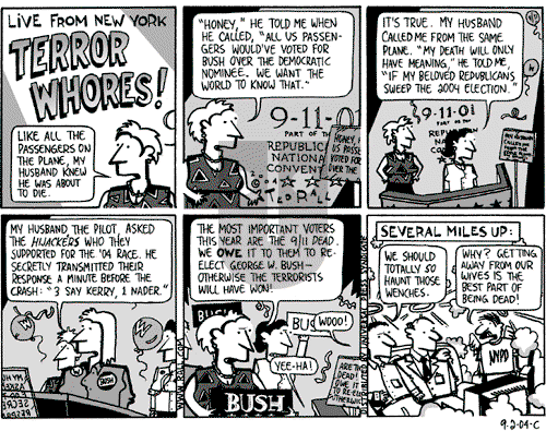 Ted Rall on Monday September 6, 2004 Comic Strip