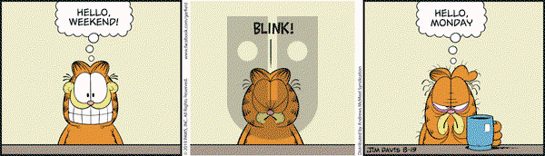 Garfield on Monday August 19, 2019 Comic Strip