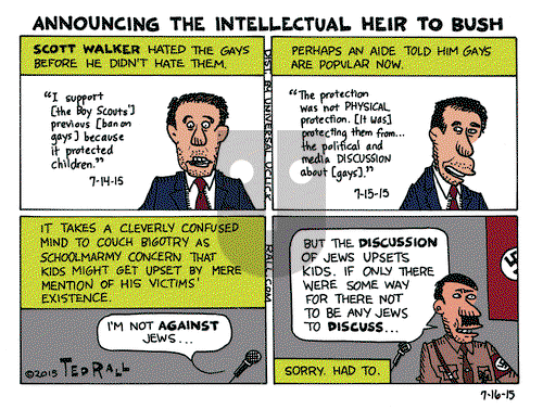 Ted Rall on Thursday July 16, 2015 Comic Strip