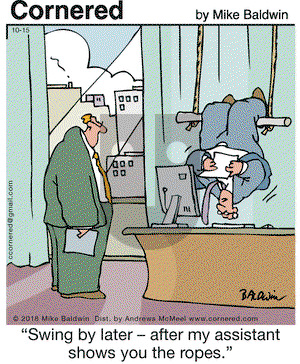 Cornered on Monday October 15, 2018 Comic Strip