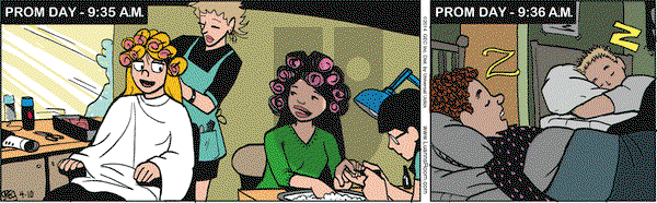 Luann on Thursday April 10, 2014 Comic Strip
