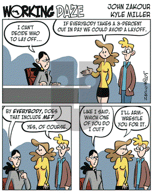 Working Daze on Wednesday May 25, 2005 Comic Strip