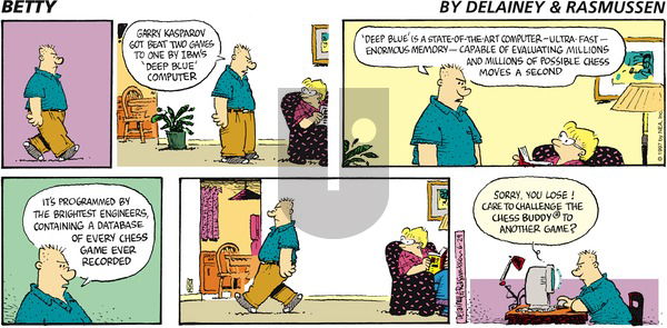 Betty on Sunday June 29, 1997 Comic Strip