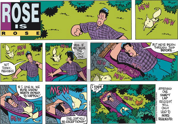 Rose is Rose on Sunday April 22, 2018 Comic Strip