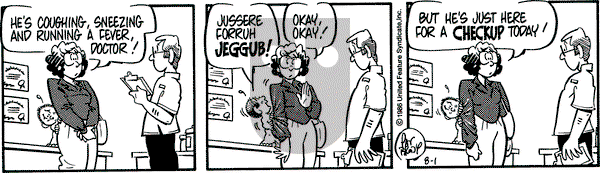 Rose is Rose on Friday August 1, 1986 Comic Strip