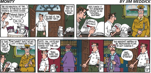 Monty on Sunday September 3, 2017 Comic Strip