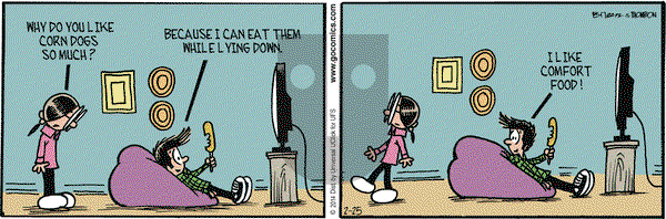 Grand Avenue on Tuesday February 25, 2014 Comic Strip