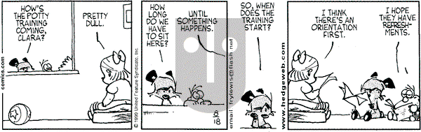 Over the Hedge on Wednesday August 18, 1999 Comic Strip