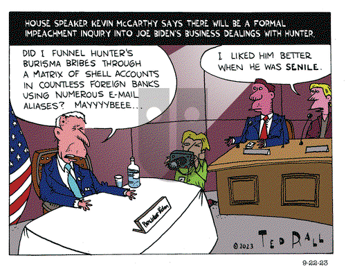 Ted Rall - Friday September 22, 2023 Comic Strip