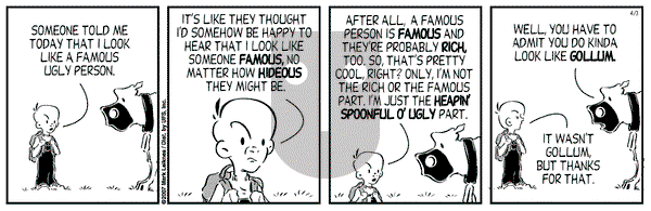 Cow and Boy Classics on Tuesday April 3, 2007 Comic Strip