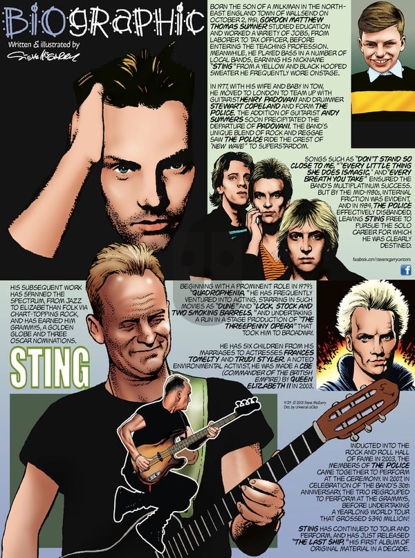 Biographic on Sunday September 29, 2013 Comic Strip